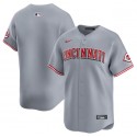 Cincinnati Reds Blank Gray Away Limited Stitched Jersey