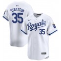 Kansas City Royals #35 Chris Stratton White 2024 Home Limited Cool Base Stitched Jersey