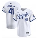 Kansas City Royals #41 Daniel Lynch IV White 2024 Home Limited Cool Base Stitched Jersey