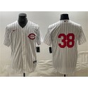 Cincinnati Reds #38 Jose Barrero White Field Of Dreams Stitched Jersey