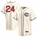 Chicago Cubs #24 Cody Bellinger Cream Field Of Dreams Cool Base Stitched Jersey