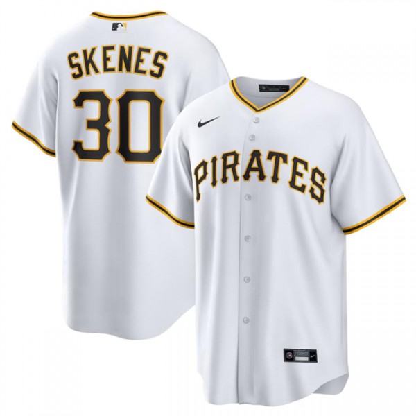 Pittsburgh Pirates #30 Paul Skenes White Cool Base Stitched Jersey