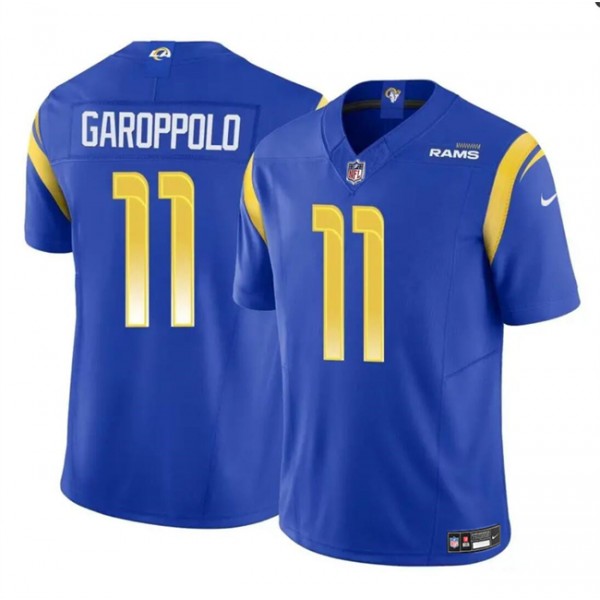 Los Angeles Rams #11 Jimmy Garoppolo Blue 2024 F.U.S.E. Vapor Untouchable Stitched Jersey