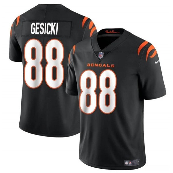 Cincinnati Bengals #88 Mike Gesicki Black Vapor Untouchable Limited Stitched Jersey