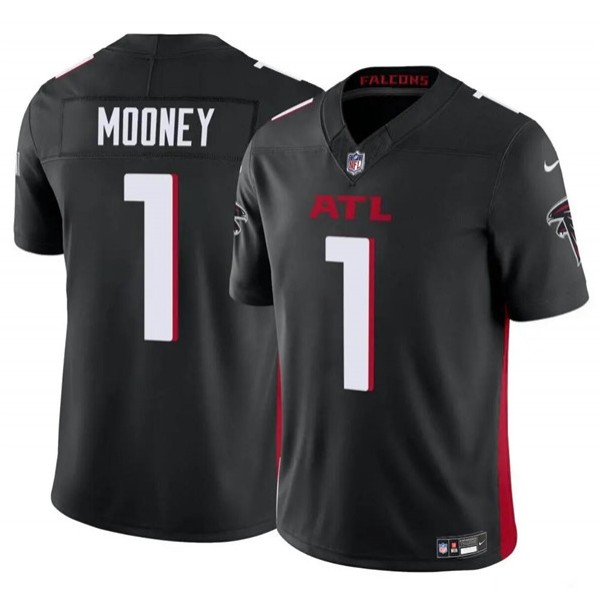 Atlanta Falcons #1 Darnell Mooney Black 2024 F.U.S.E. Vapor Untouchable Limited Stitched Jersey