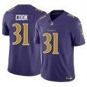 Baltimore Ravens #31 Dalvin Cook Purple 2024 F.U.S.E. Color Rush Vapor Limited Jersey