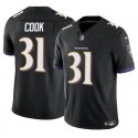 Baltimore Ravens #31 Dalvin Cook Black 2024 F.U.S.E. Vapor Limited Jersey