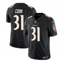 Baltimore Ravens #31 Dalvin Cook Black Vapor Limited Jersey