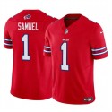 Buffalo Bills #1 Curtis Samuel Red 2023 F.U.S.E. Vapor Untouchable Limited Stitched Jersey