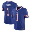 Buffalo Bills #1 Curtis Samuel Blue Vapor Untouchable Limited Stitched Jersey