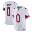 New York Giants #0 Brian Burns White Vapor Untouchable Limited Stitched Jersey