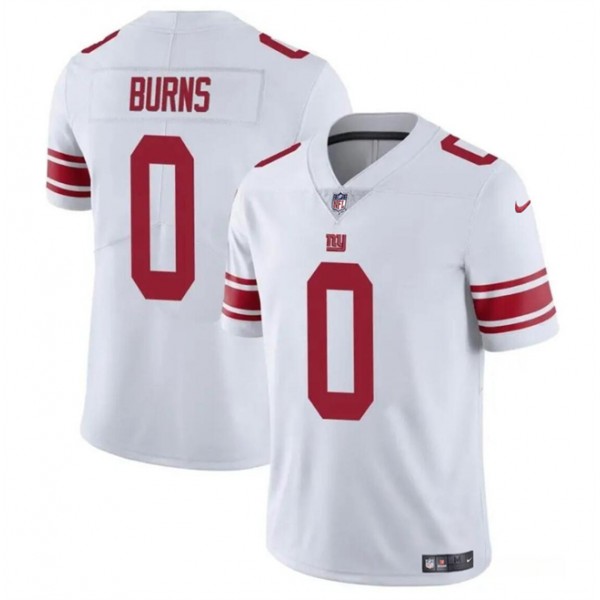 New York Giants #0 Brian Burns White Vapor Untouchable Limited Stitched Jersey