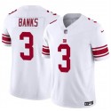 New York Giants #3 Deonte Banks White 2023 F.U.S.E. Vapor Untouchable Limited Stitched Jersey