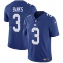 New York Giants #3 Deonte Banks Blue Vapor Untouchable Limited Stitched Jersey