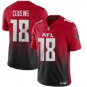 Atlanta Falcons #18 Kirk Cousins Red Black Vapor Untouchable Limited Stitched Jersey