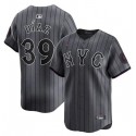New York Mets #39 Edwin Díaz Graphite 2024 City Connect Limited Stitched Jersey