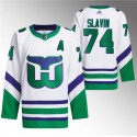 Carolina Hurricanes #74 Jaccob Slavin White 2023 24 Stitched Jersey