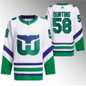 Carolina Hurricanes #58 Michael Bunting White 2023 24 Stitched Jersey