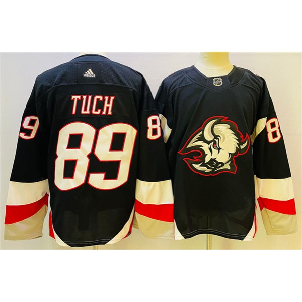 Buffalo Sabres #89 Alex Tuch Black 2022 23 Stitched Jersey