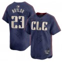 Cleveland Guardians #23 Bo Naylor Navy 2024 City Connect Limited Stitched Jersey