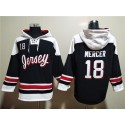 New Jersey Devils #18 Dawson Mercer Black White Ageless Must-Have Lace-Up Pullover Hoodie