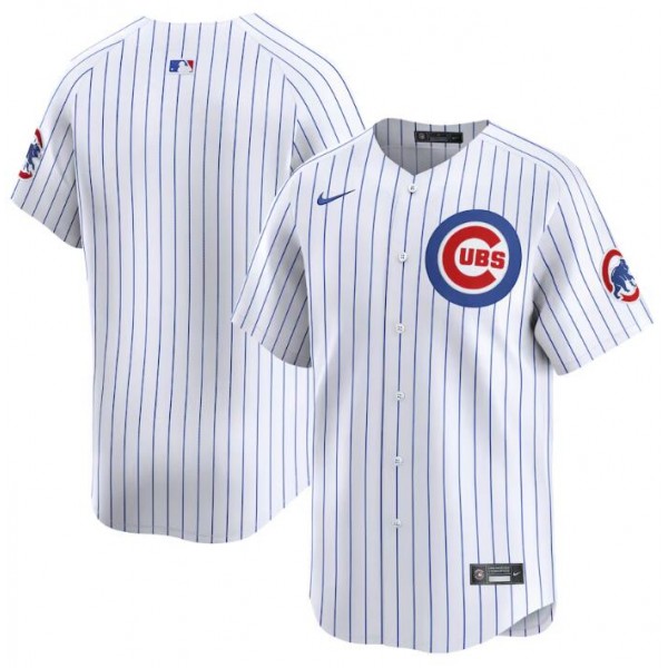 Chicago Cubs Blank White 2024 Home Limited Stitched Jersey