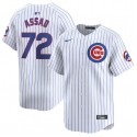 Chicago Cubs #72 Javier Assad White 2024 Home Limited Stitched Jersey