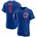 Chicago Cubs #5 Christopher Morel Blue Flex Base Stitched Jersey
