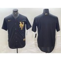 New York Mets Blank Black Cool Base Stitched Jersey