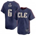 Cleveland Guardians #6 David Fry Navy 2024 City Connect Limited Stitched Jersey