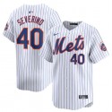 New York Mets #40 Luis Severino White 2024 Home Limited Stitched Jersey
