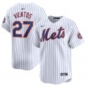 New York Mets #27 Mark Vientos White 2024 Home Limited Stitched Jersey
