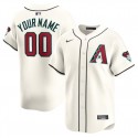 Arizona Diamondbacks Custom 2023 24 Cream Cool Base Stitched Jersey