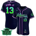 Atlanta Braves #13 Ronald Acuña Jr. 2023 Galaxy Flex Base Stitched Jersey