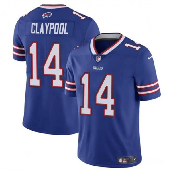 Buffalo Bills #14 Chase Claypool Blue 2024 Vapor Untouchable Limited Stitched Jersey