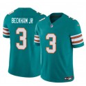 Miami Dolphins #3 Odell Beckham Jr Aqua 2023 F.U.S.E Alternate Vapor Limited Stitched Jersey
