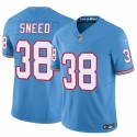 Tennessee Titans #38 L'Jarius Sneed Blue 2024 F.U.S.E. Throwback Vapor Limited Stitched Jersey