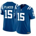 Indianapolis Colts #15 Joe Flacco Blue 2024 F.U.S.E. Vapor Limited Stitched Jersey