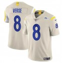 Los Angeles Rams #8 Jared Verse Bone 2024 Draft Vapor Untouchable Stitched Jersey
