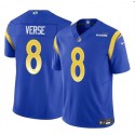 Los Angeles Rams #8 Jared Verse Blue 2024 Draft F.U.S.E. Vapor Untouchable Stitched Jersey