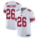 New York Giants #26 Devin Singletary White Vapor Untouchable Limited Stitched Jersey