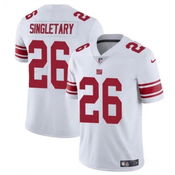 New York Giants #26 Devin Singletary White Vapor Untouchable Limited Stitched Jersey