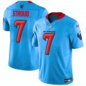 Houston Texans Custom Blue 2024 Vapor F.U.S.E. Limited Stitched Jersey