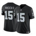 Las Vegas Raiders #15 Gardner Minshew II Black 2024 F.U.S.E. Stitched Jersey