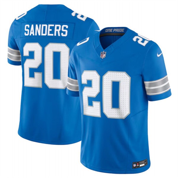 Detroit Lions #20 Barry Sanders Blue 2024 F.U.S.E. Vapor Limited Stitched Jersey