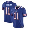 Buffalo Bills #11 Mitch Trubisky Blue Vapor Untouchable Limited Stitched Jersey