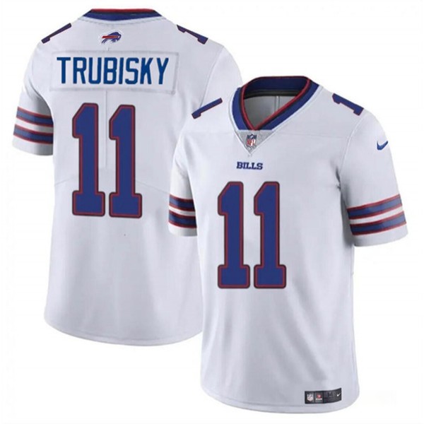 Buffalo Bills #11 Mitch Trubisky White Vapor Untouchable Limited Stitched Jersey