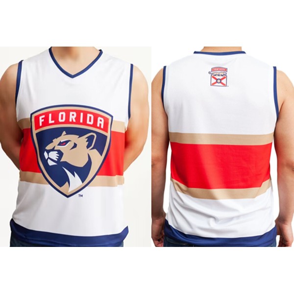 Florida Panthers White Tank Jersey
