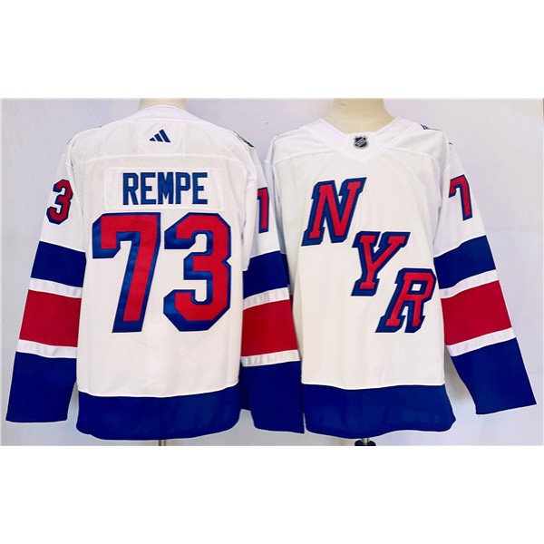 New York Rangers #73 Matt Rempe White 2023-2024 Stadium Series Stitched Jersey