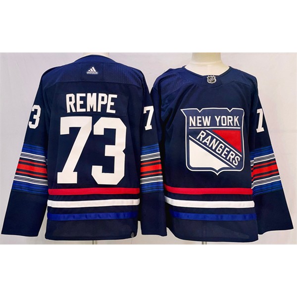 New York Rangers #73 Matt Rempe Navy Stitched Jersey